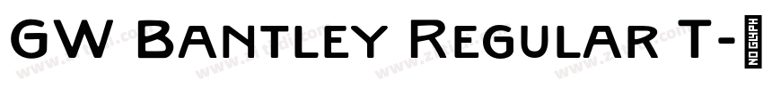 GW Bantley Regular T字体转换 GW Bantley Regular T字体转换